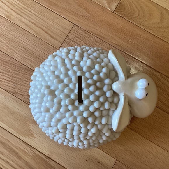 Sheep Piggy Bank Ceramic - Picture 4 of 8